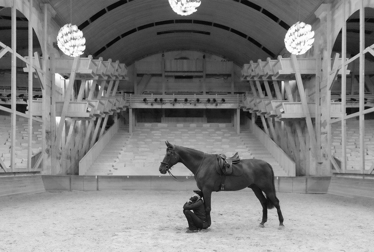 Bartabas and his horse Tsar  © Franck Fokerman